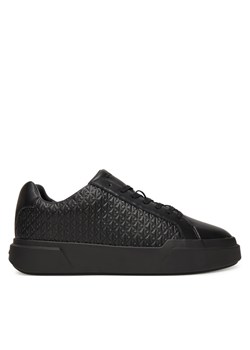 Sneakersy Calvin Klein Chunky Cupsole Laceup Lth Aop YM0YM01383 Czarny ze sklepu eobuwie.pl w kategorii Buty sportowe męskie - zdjęcie 185712696