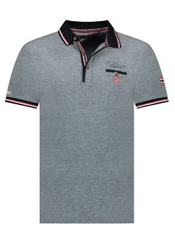 Geographical Norway Koszulka polo &quot;Kblended&quot; w kolorze szarym ze sklepu Limango Polska w kategorii T-shirty męskie - zdjęcie 185713008