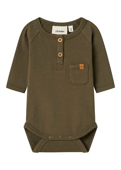 Lil Atelier Body &quot;Luno&quot; w kolorze khaki ze sklepu Limango Polska w kategorii Odzież dla niemowląt - zdjęcie 185713447