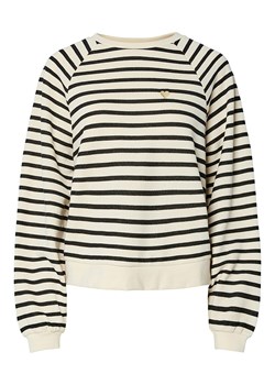 Pieces Bluza &quot;Greta&quot; w kolorze czarno-kremowym ze sklepu Limango Polska w kategorii Bluzy damskie - zdjęcie 185713515