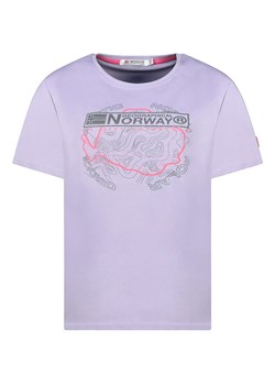 Geographical Norway Koszulka w kolorze fioletowym ze sklepu Limango Polska w kategorii Bluzki damskie - zdjęcie 185713547