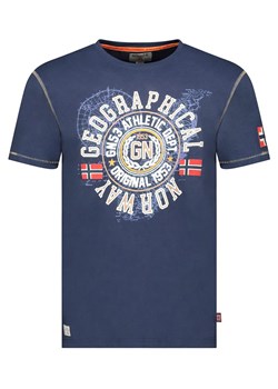 Geographical Norway Koszulka &quot;Jodept&quot; w kolorze granatowym ze sklepu Limango Polska w kategorii T-shirty męskie - zdjęcie 185713566