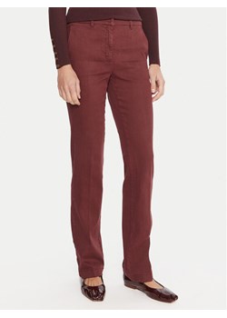 Marella Chinosy Rovo 2523136055 Bordowy Slim Fit ze sklepu MODIVO w kategorii Spodnie damskie - zdjęcie 185713708