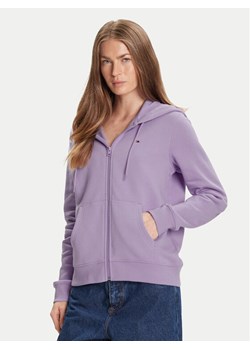 Tommy Jeans Bluza Flag DW0DW19729 Fioletowy Regular Fit ze sklepu MODIVO w kategorii Bluzy damskie - zdjęcie 185713715