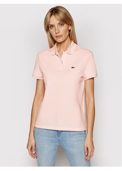 Lacoste Polo PF7839 Różowy Regular Fit ze sklepu MODIVO w kategorii Bluzki damskie - zdjęcie 185713717