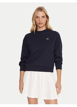 Lacoste Bluza SF5270 Granatowy Regular Fit ze sklepu MODIVO w kategorii Bluzy damskie - zdjęcie 185713789