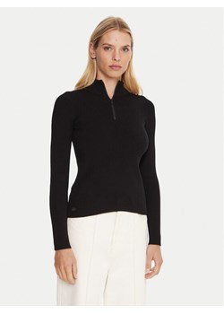 Lacoste Sweter AF4144 Czarny Regular Fit ze sklepu MODIVO w kategorii Swetry damskie - zdjęcie 185713797