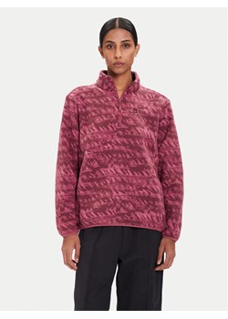 Jack Wolfskin Polar Big Sky A65449 Bordowy Relaxed Fit ze sklepu MODIVO w kategorii Bluzy damskie - zdjęcie 185713867