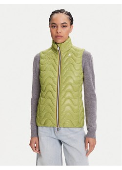 K-Way Bezrękawnik Viole K3122IW Zielony Slim Fit ze sklepu MODIVO w kategorii Kamizelki damskie - zdjęcie 185713869
