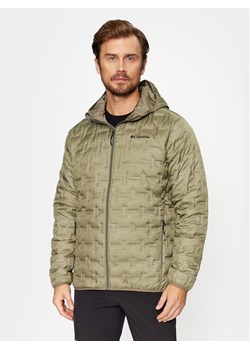 Columbia Kurtka puchowa Delta Ridge™ Down Hooded Jacket Zielony Regular Fit ze sklepu MODIVO w kategorii Kurtki męskie - zdjęcie 185713895
