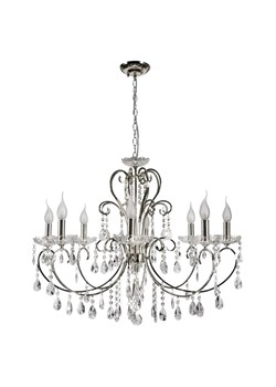 Żyrandol ośmioramienny w stylu glamour K154 C6-D48 ze sklepu Edinos.pl w kategorii Lampy wiszące - zdjęcie 185717566