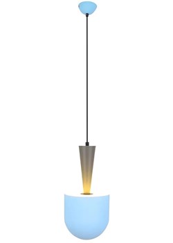 Niebieska lampa wisząca w stylu skandynawskim - R0-G54 ze sklepu Edinos.pl w kategorii Lampy wiszące - zdjęcie 185718186