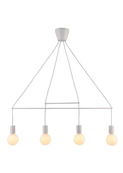 Biała industrialna lampa wisząca - 4X K167 K3-Z47 ze sklepu Edinos.pl w kategorii Lampy wiszące - zdjęcie 185718426