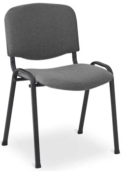 Szare Metalowe Sztaplowane Krzesło Konferencyjne Iso B7-T98 ze sklepu Edinos.pl w kategorii Krzesła - zdjęcie 185718847