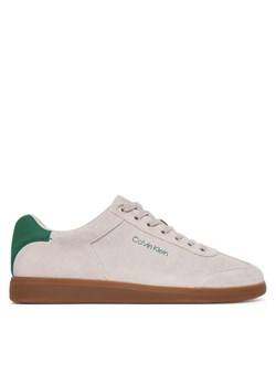 Calvin Klein Sneakersy Low Cupsole Laceup Su HM0HM01946 Beżowy ze sklepu MODIVO w kategorii Buty sportowe męskie - zdjęcie 185720006
