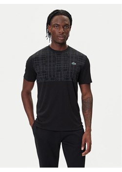 Lacoste Koszulka techniczna TH4782 Czarny Regular Fit ze sklepu MODIVO w kategorii T-shirty męskie - zdjęcie 185720018