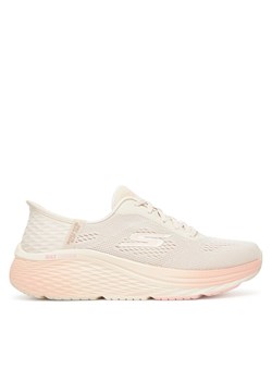 Skechers Buty do biegania Max Cushioning Elite 2.0 129626/NTPK Beżowy ze sklepu MODIVO w kategorii Buty sportowe damskie - zdjęcie 185720047