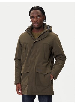Jack Wolfskin Parka Canyon Shield A65119 Zielony Regular Fit ze sklepu MODIVO w kategorii Parki męskie - zdjęcie 185720056