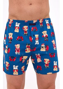 Bawełniane bokserki męskie Classic 001/179 Boxer, Kolor jeans-wzór, Rozmiar S, Cornette ze sklepu Primodo w kategorii Majtki męskie - zdjęcie 185721097