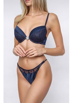 Marilyn satynowe figi damskie typu tanga Greta, Kolor granatowy, Rozmiar L, Marilyn - id: 215004 - marki Marilyn - 185721167 Marilyn satynowe figi damskie typu tanga Greta, Kolor granatowy, Rozmiar L, Marilyn ze sklepu Primodo w kategorii Majtki damskie - zdjęcie 185721167