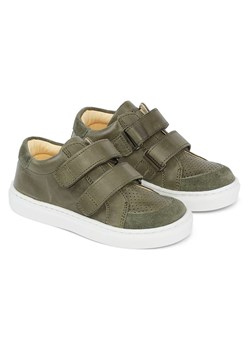 Bundgaard Skórzane sneakersy "Skate Strap" w kolorze khaki - id: 17566860 - marki Bundgaard - 185722915 Bundgaard Skórzane sneakersy "Skate Strap" w kolorze khaki ze sklepu Limango Polska w kategorii Trampki dziecięce - zdjęcie 185722915