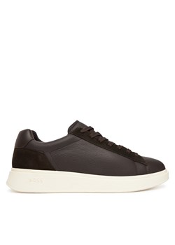 Sneakersy BOSS Bulton 50552869 Brązowy ze sklepu eobuwie.pl w kategorii Buty sportowe męskie - zdjęcie 185723018
