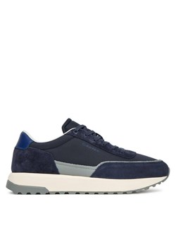 Sneakersy Calvin Klein Low Top Lace Up Repreve Mix HM0HM01714 Granatowy ze sklepu eobuwie.pl w kategorii Buty sportowe męskie - zdjęcie 185723045