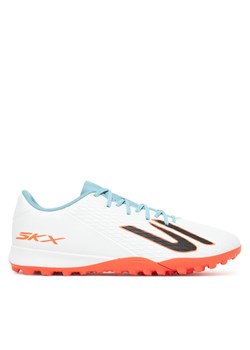 Buty do piłki nożnej Skechers Club Tf 252134 WTQP Biały ze sklepu eobuwie.pl w kategorii Buty sportowe męskie - zdjęcie 185723066