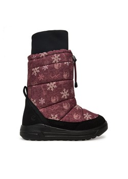 Śniegowce ECCO Urban Snowboarder 722372 Bordowy ze sklepu eobuwie.pl w kategorii Buty zimowe dziecięce - zdjęcie 185723099