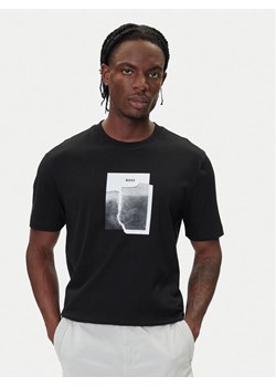 BOSS T-Shirt Te_Brokenice 50554640 Czarny Regular Fit ze sklepu MODIVO w kategorii T-shirty męskie - zdjęcie 185724069