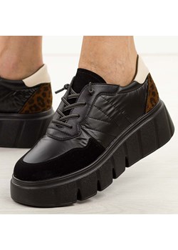 Czarne sneakery damskie Vinceza 58565 ze sklepu suzana.pl w kategorii Buty sportowe damskie - zdjęcie 185724558