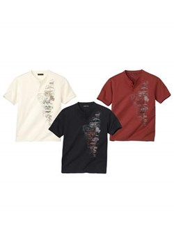Zestaw 3 koszulek Morze Śródziemne ze sklepu Atlas For Men w kategorii T-shirty męskie - zdjęcie 185724857