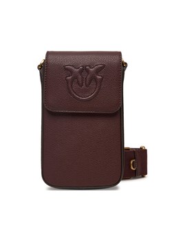 Torebka na telefon PINKO Phone Case Utility AI 25-26 PCPL 105355 A29Q Bordowy ze sklepu eobuwie.pl w kategorii Etui - zdjęcie 185725465