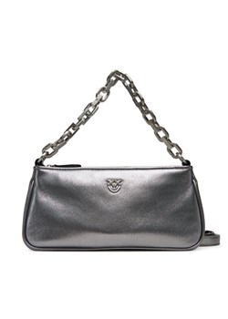 Torebka PINKO Half Moon Baguette Mini AI 25-26 PLTT 105069 A2O9 Srebrny ze sklepu eobuwie.pl w kategorii Listonoszki - zdjęcie 185725535