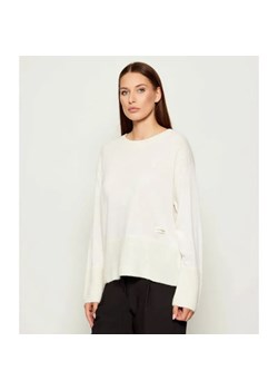 Armani Exchange Wełniany sweter | Relaxed fit ze sklepu Gomez Fashion Store w kategorii Swetry damskie - zdjęcie 185726496