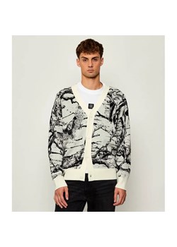 HUGO Kardigan Servot | Oversize fit | z dodatkiem wełny ze sklepu Gomez Fashion Store w kategorii Swetry męskie - zdjęcie 185726615
