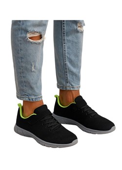 Czarne męskie buty sportowe sznurowane Duże rozmiary /C3-1 18118 T672/ ze sklepu Pantofelek24.pl w kategorii Buty sportowe męskie - zdjęcie 185728317