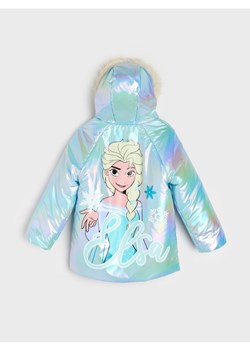 Sinsay - Kurtka z nadrukiem na plecach Frozen - błękitny ze sklepu Sinsay w kategorii Kurtki dziewczęce - zdjęcie 185730965