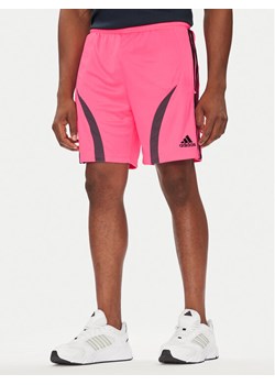 adidas Szorty sportowe Teamgeist adicolor JW1343 Różowy Regular Fit ze sklepu MODIVO w kategorii Spodenki męskie - zdjęcie 185731027