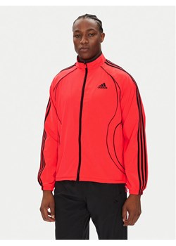 adidas Bluza Teamgeist adicolor JW5867 Czerwony Loose Fit ze sklepu MODIVO w kategorii Bluzy męskie - zdjęcie 185731089