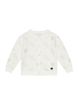 Guess Kardigan K5BR02 Z39N0 Beżowy Regular Fit ze sklepu MODIVO w kategorii Bluzy i swetry - zdjęcie 185731099