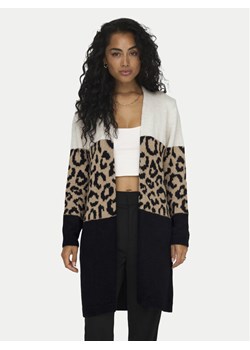 ONLY Kardigan Jade 15294968 Beżowy Regular Fit ze sklepu MODIVO w kategorii Swetry damskie - zdjęcie 185731126