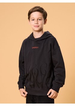 Sinsay - Bluza z kapturem i nadrukiem - szary ze sklepu Sinsay w kategorii Bluzy chłopięce - zdjęcie 185732567