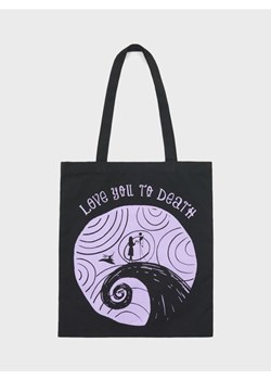Sinsay - Torebka tote z nadrukiem Nightmare Before Christmas - czarny ze sklepu Sinsay w kategorii Torebki damskie - zdjęcie 185732578
