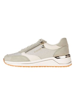 s.Oliver Skórzane sneakersy w kolorze khaki ze sklepu Limango Polska w kategorii Buty sportowe damskie - zdjęcie 185734408