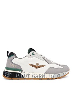 Sneakersy Aeronautica Militare 252SC0276UCT03380 Biały ze sklepu eobuwie.pl w kategorii Buty sportowe męskie - zdjęcie 185734685