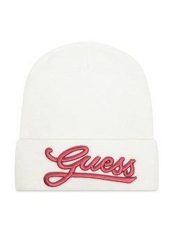 Czapka Guess AW5400 POL01 Écru ze sklepu eobuwie.pl w kategorii Czapki zimowe damskie - zdjęcie 185734715