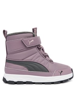 Śniegowce Puma Evolve Boot Ac+ Ps 392645 09 Fioletowy ze sklepu eobuwie.pl w kategorii Buty zimowe dziecięce - zdjęcie 185736876
