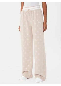 Guess Spodnie dresowe V5BB00 K1902 Brązowy Wide Leg ze sklepu MODIVO w kategorii Spodnie damskie - zdjęcie 185737499