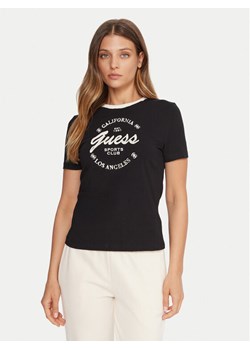Guess T-Shirt V5BI03 J1314 Czarny Slim Fit ze sklepu MODIVO w kategorii Bluzki damskie - zdjęcie 185737648